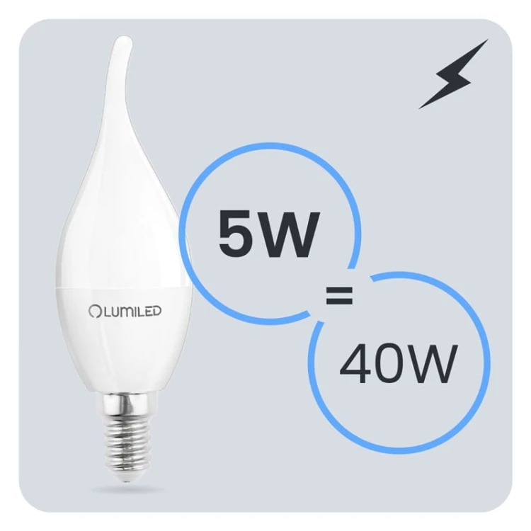 żarówka E4 płomyk 5W 4000K