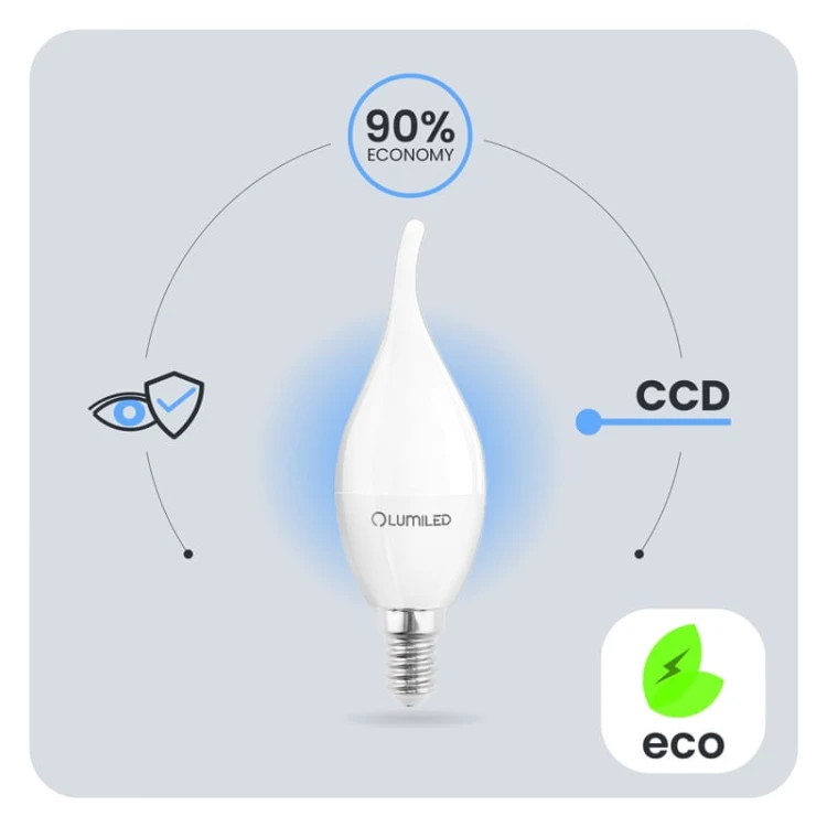 Żarówka LED E14 5W neutralna 4000K 470lm