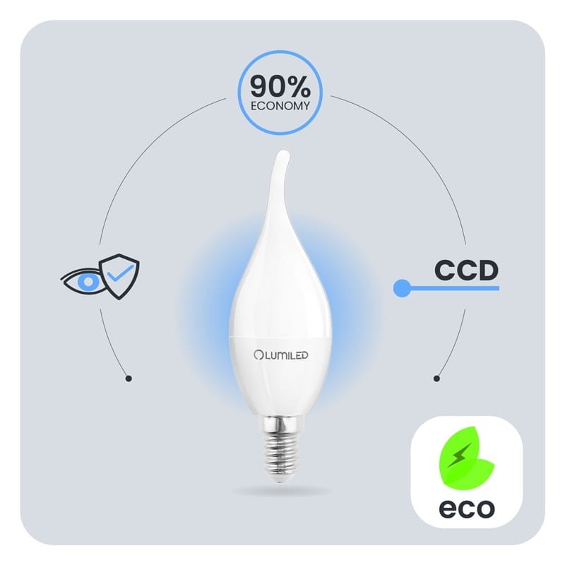 Żarówka LED E14 5W neutralna 4000K 470lm