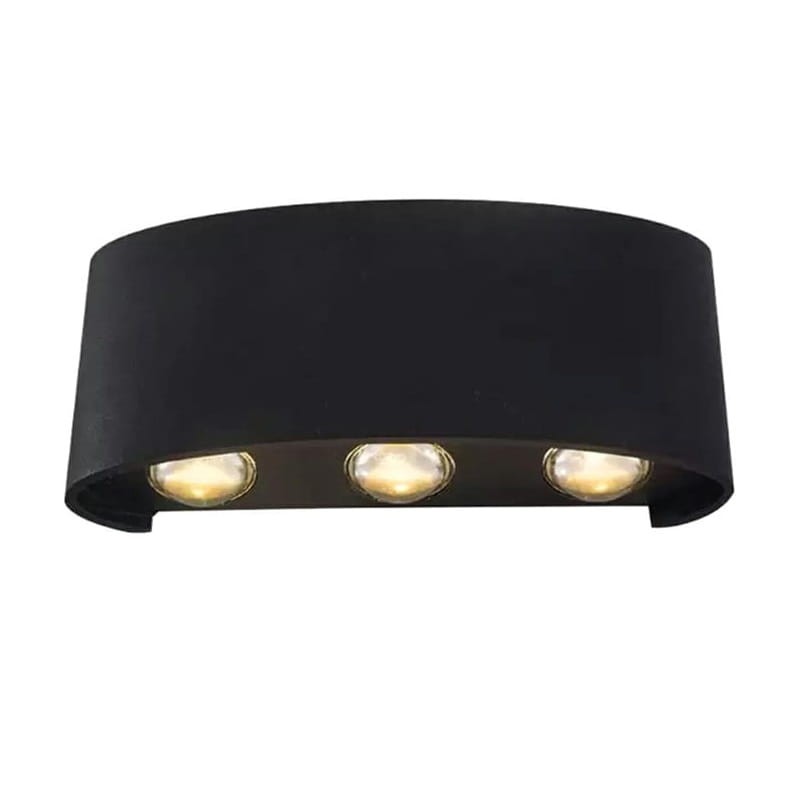 Kinkiet, lampa zewnętrzna ZD90 6x1W IP54 4500K - czarny