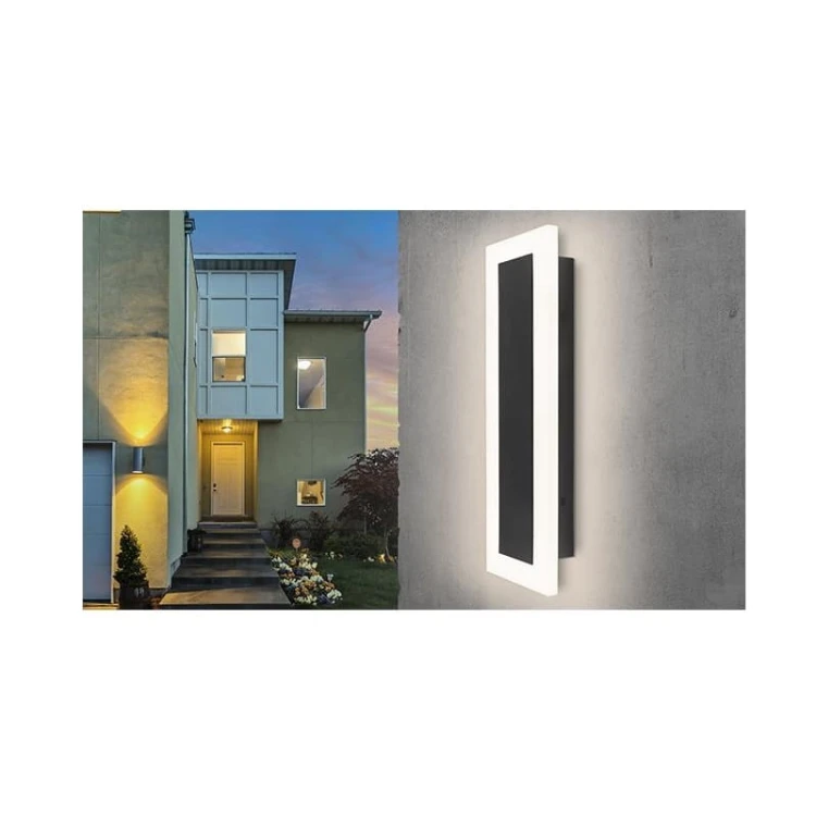 Kinkiet, lampa ogrodowa, elewacyjna LED 9W IP54 4000K Durango - czarna zdjęcie poglądowe