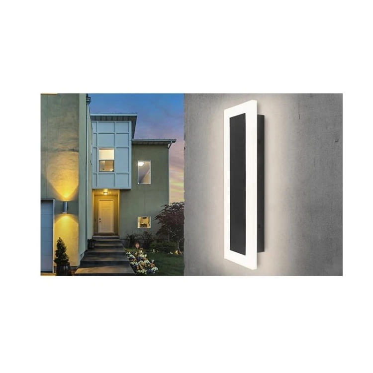 Kinkiet, lampa ogrodowa, elewacyjna LED 19W 60cm IP65 4000K Durango - czarna zdjęcie poglądowe
