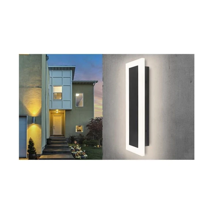 Kinkiet, lampa ogrodowa, elewacyjna LED 24W 80cm IP65 4000K Durango - czarna zdjęcie poglądowe