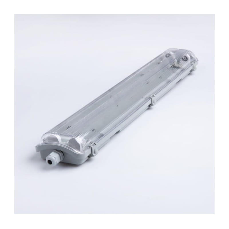 Oprawa hermetyczna 60 dla 2 szt. TUB LED T8 60cm - 1 stronne zasilanie