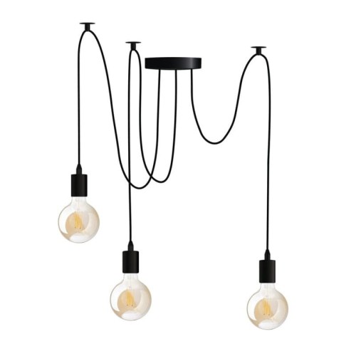 Lampa wisząca pająk ARANE 3 ramienna E27