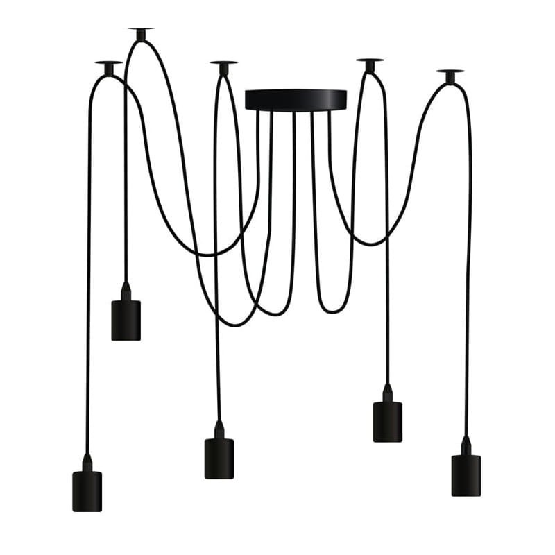 lampa wisząca pająk 5 ramienna