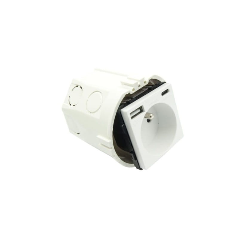 gniazdko elektryczne do puszki z USB