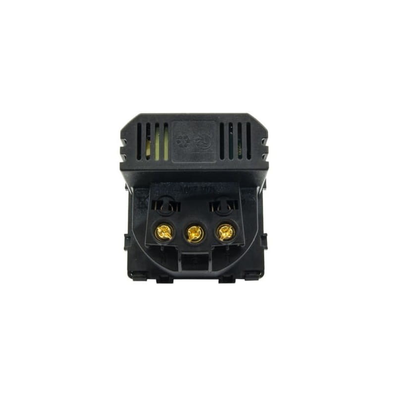 Gniazdko elektryczne pojedyncze białe z USB A&C + ramka szklana montaż