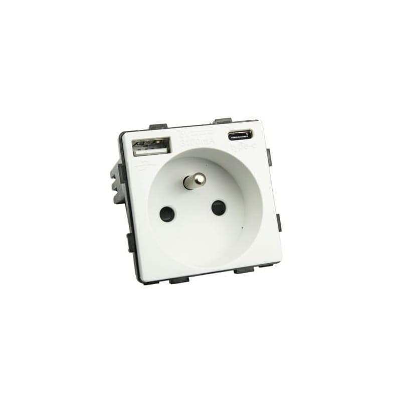 gniazdko z USB A i C