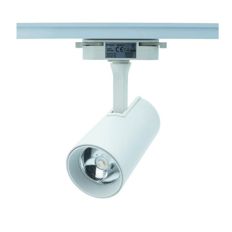 Lampa na szynoprzewód biała DUCTUS