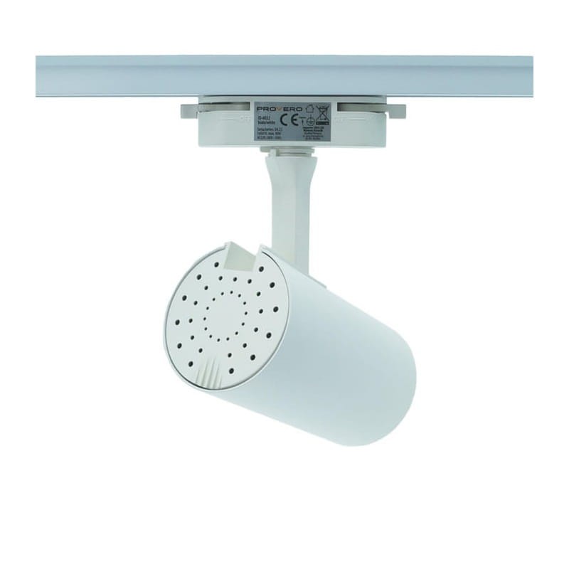 Lampa na szynoprzewód biała