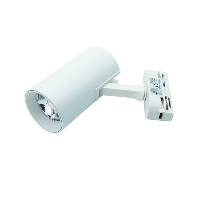 Lampa na szynoprzewód biała