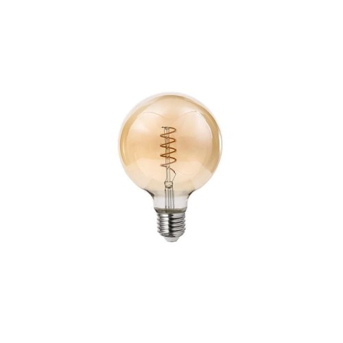Żarówka LED E27 4W Filament Dimm G95 ciepła 2200K Amber