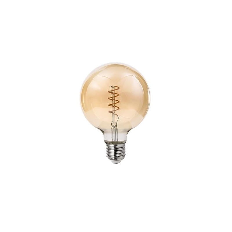 Żarówka LED E27 4W Filament Dimm G95 ciepła 2200K Amber