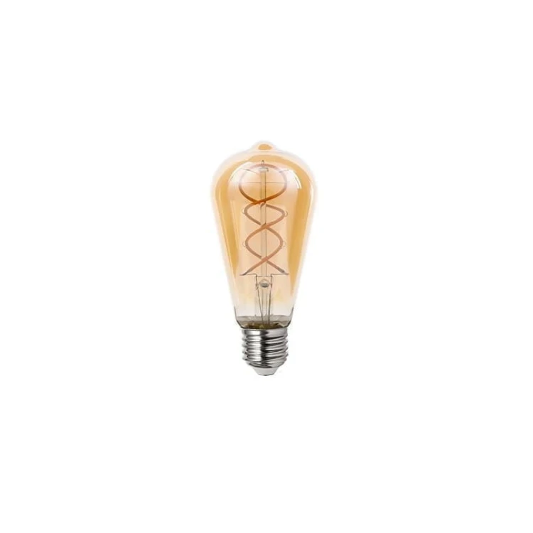 Żarówka LED E27 4W Filament Dimm ST64 ciepła 2200K Amber