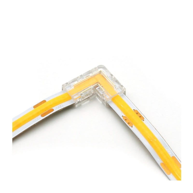 Złączka kątowa L 8mm COB Click przykład zastosowania