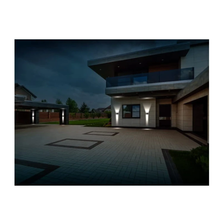 Kinkiet zewnętrzny LITE LED 2x3W 3000K ruchomy czarny CILINDER do domu