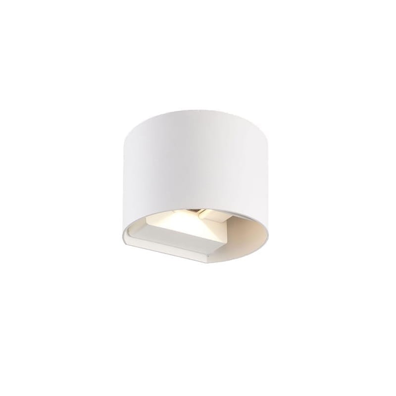 Kinkiet zewnętrzny LITE LED 2x3W 3000K ruchomy biały CILINDER