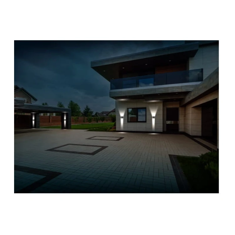 Kinkiet zewnętrzny LITE LED 2x3W 4000K ruchomy czarny CILINDER do domu