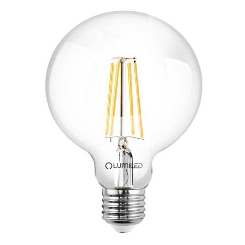 Żarówka LED E27 7W ciepła 3000K 806lm kula G125