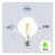 Żarówka LED E27 7W ciepła 3000K 806lm kula G125 eco