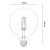 Żarówka LED E27 7W neutralna 4000K 806lm kula G125 wymiary