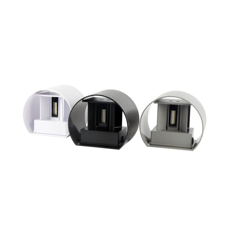Kinkiet zewnętrzny LEDLINE LITE LED 2x3W 4000K ruchomy trzy kolory CILINDER