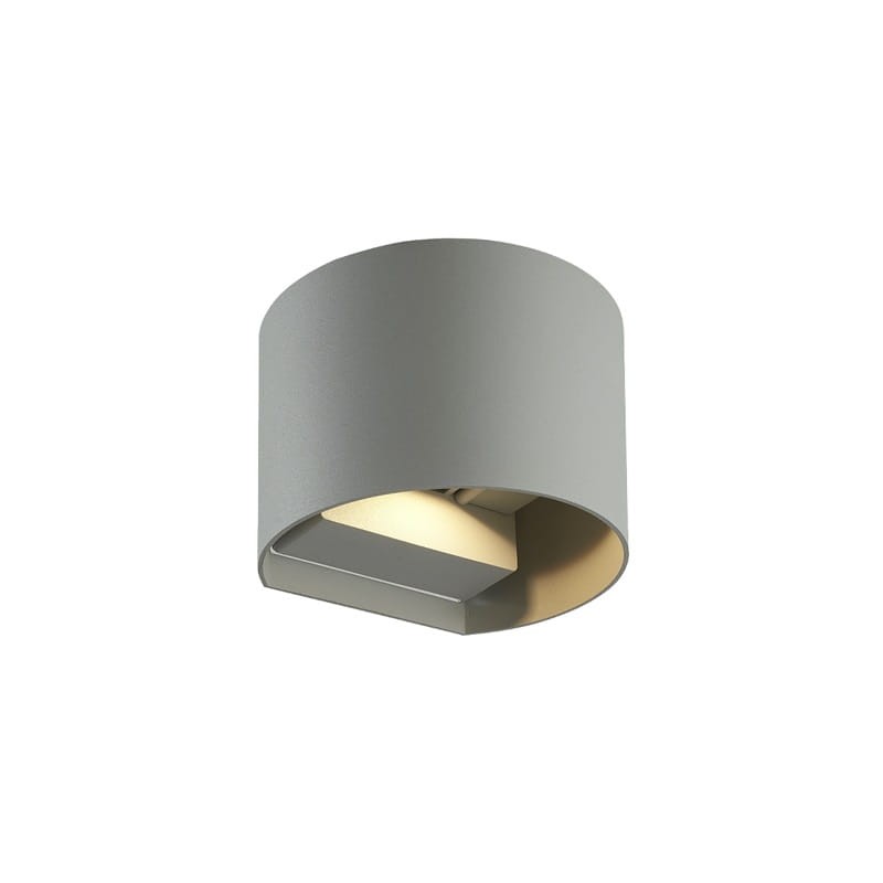 Kinkiet zewnętrzny LITE LED 2x3W 4000K ruchomy szary CILINDER