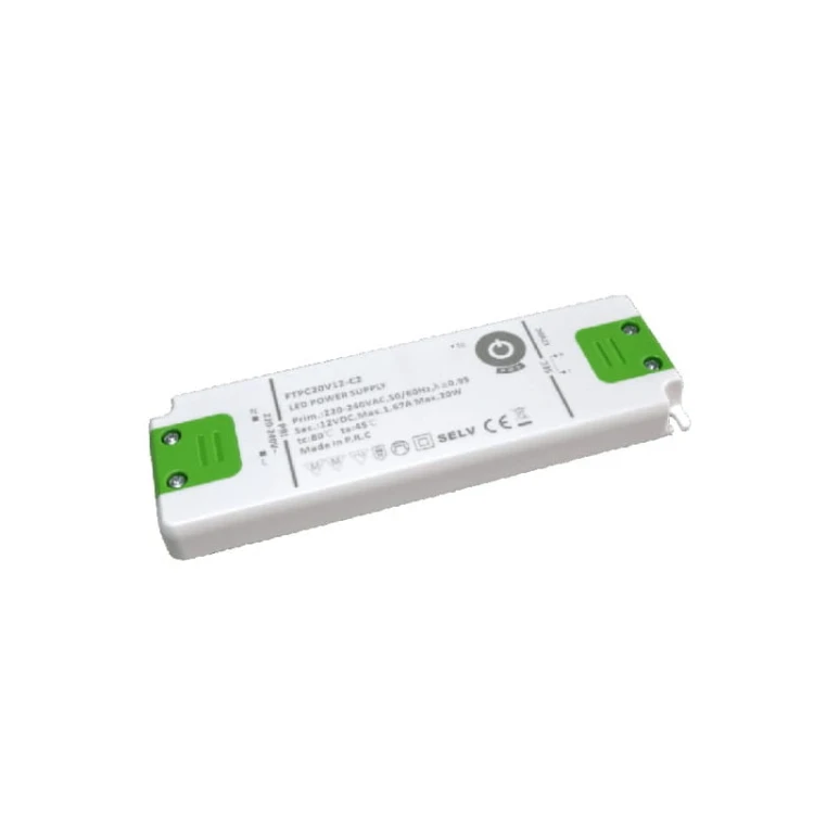 Zasilacz LED 20W 12V 1,67A meblowy POS Power