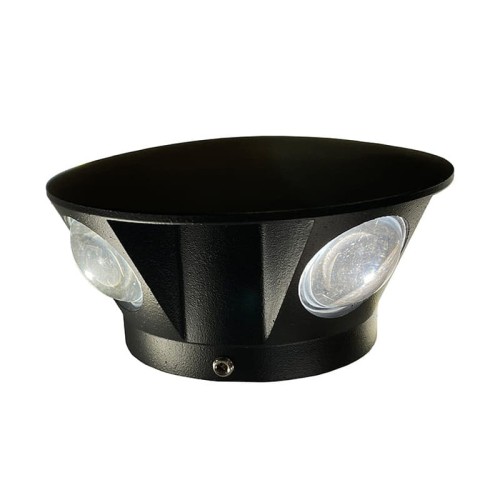 kinkiet 4x1W neutralny czarny