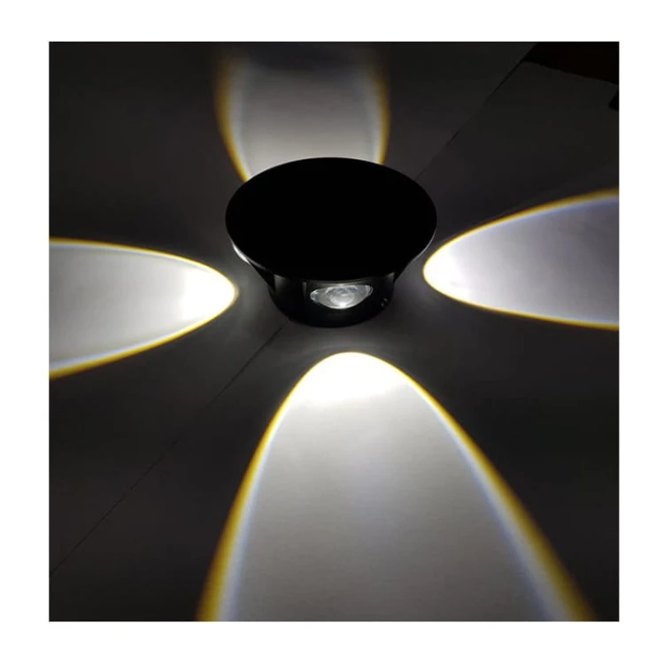 lampa zewnętrzna 4x1W czarna