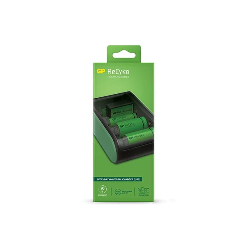 Ładowarka uniwersalna GP ReCyko USB B631 GPACSB631000 opakowanie