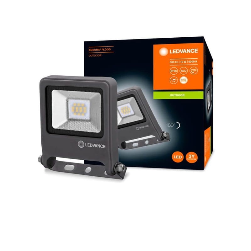 Naświetlacz LED LEDVANCE FLOODLIGHT Endura 10W - 4000K szary z opakowaniem
