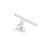 Kinkiet, lampa nad lustro BESTA 12W 50 cm IP44 czarna montaż