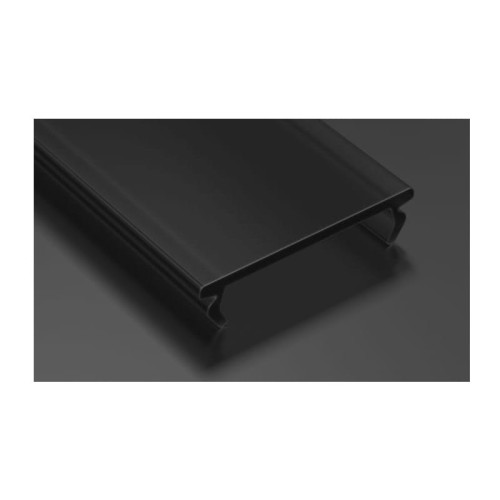 SZYBKA czarna do profili LED Lumines DUAL PMMA - 1 metr