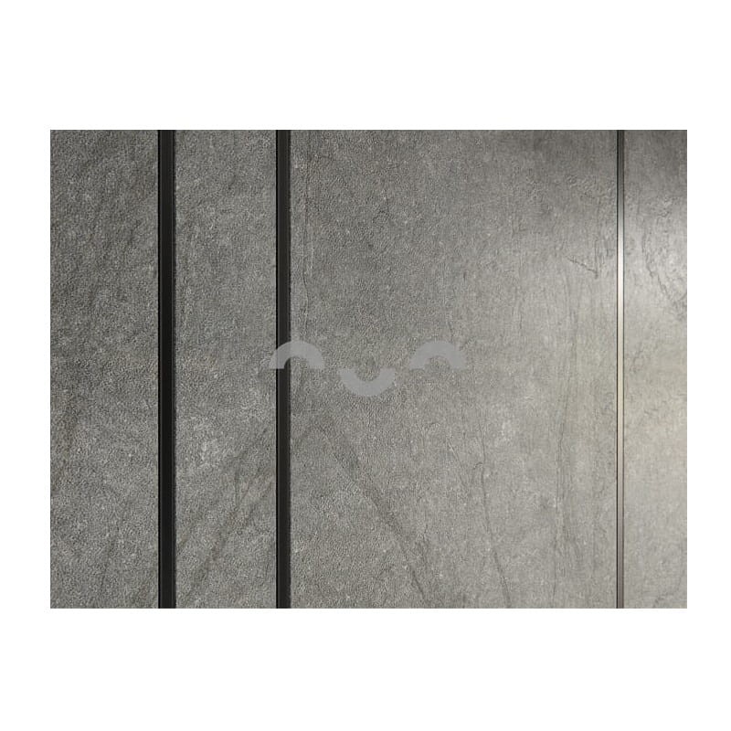 SZYBKA czarna do profili LED Lumines DUAL PMMA - 1 metr na ścianę