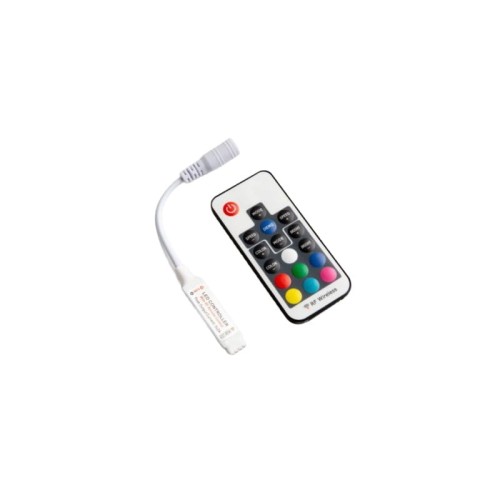 Kontroler LED RGB RF radiowy 5-12V 6A + pilot 17 przycisków