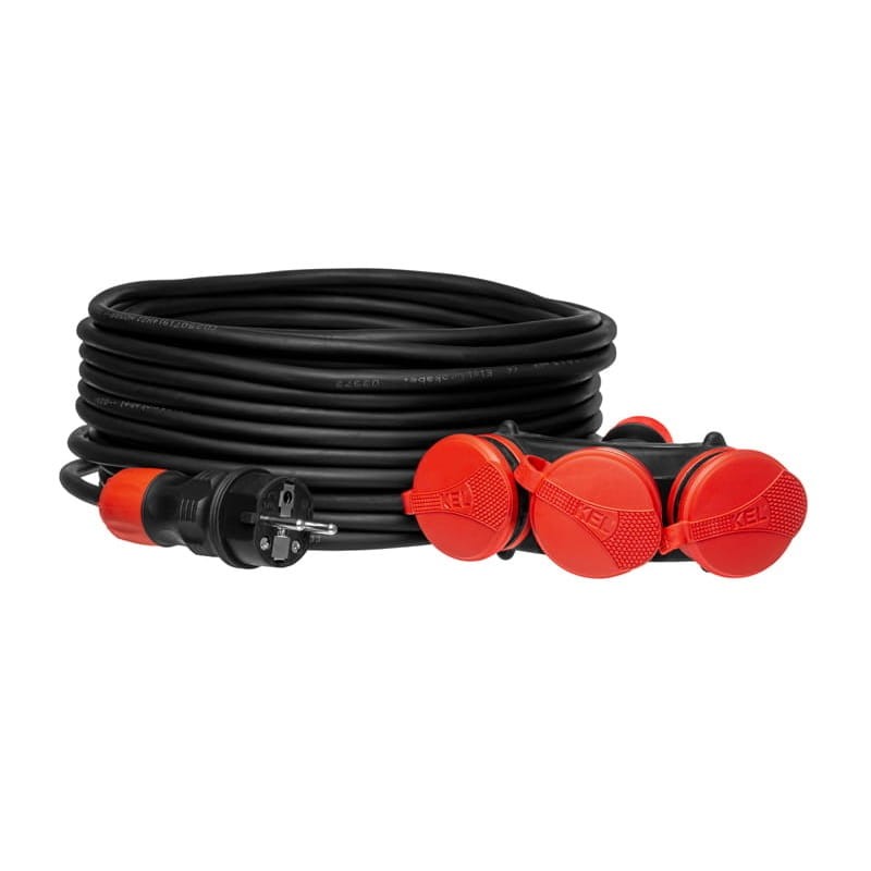 przedłużacz budowlany 25m 3x1,5