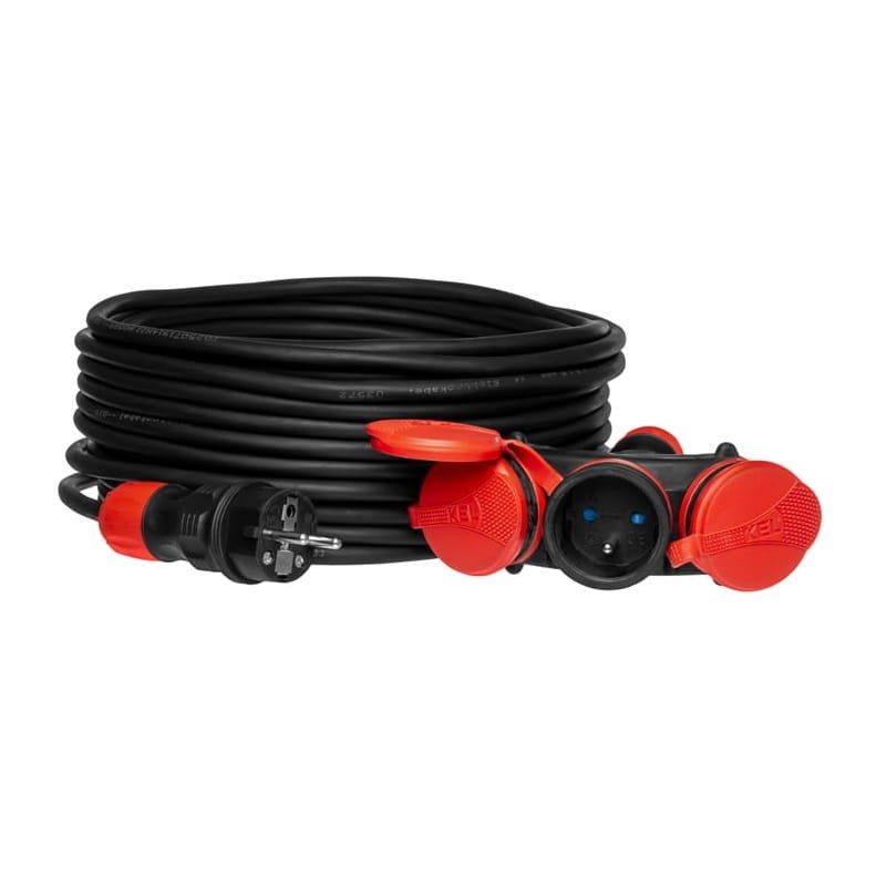 przedłużacz budowlany 25m 3x1,5 16A