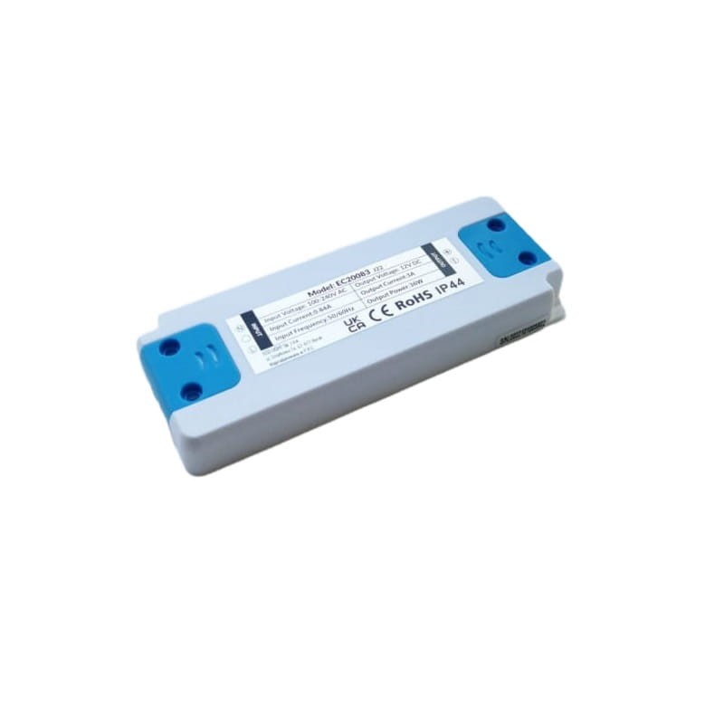 Zasilacz LED 36W 12V 3A meblowy Ecolight