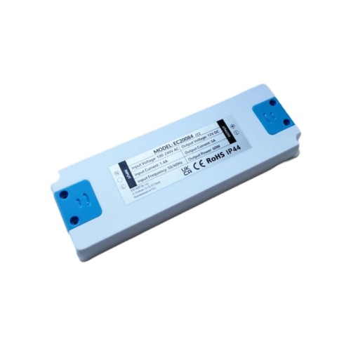 Zasilacz LED 60W 12V 5A meblowy Ecolight