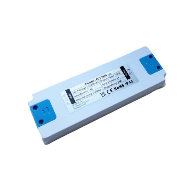 Zasilacz LED 60W 12V 5A meblowy Ecolight