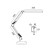 Lampka biurkowa LED TENUIX 14W CCT czarna wymiary