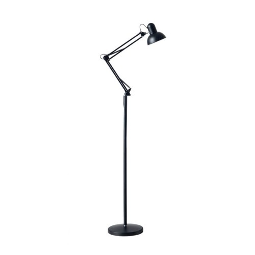 Lampka podłogowa AURIQ ST E27 czarna