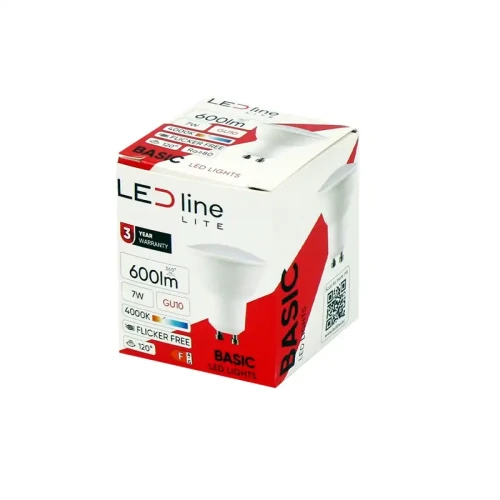 Żarówka LED LEDOM GU10 7W biała dzienna opakowanie