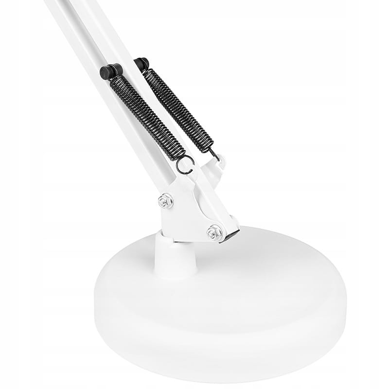 Lampa biurkowa kreślarska Lena E27 biała_4