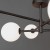 Lampa sufitowa, żyrandol wisząca 6xE27 77cm BALI czarna_2