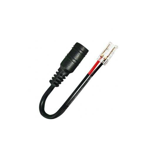 Złączka do taśm LED COB 8mm + przewód z gniazdem DC
