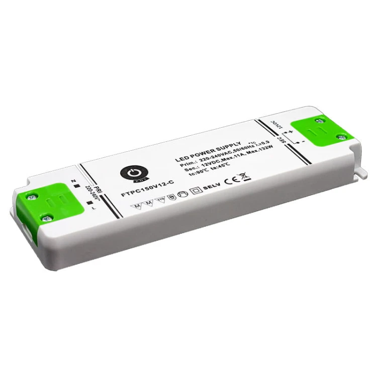 Zasilacz LED 132W 12V 11A meblowy POS Power FTPC150V12-C