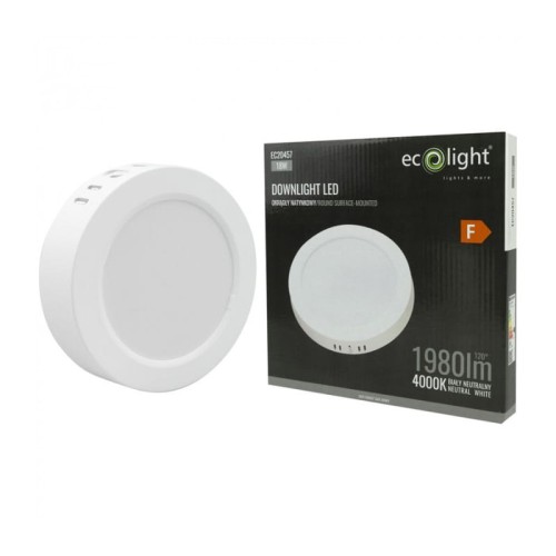 Panel LED 18W natynkowy okrągły biały neutralny 4000K